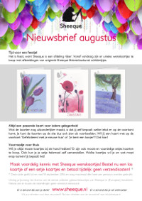 Sheeque nieuwsbrief augustus 2016